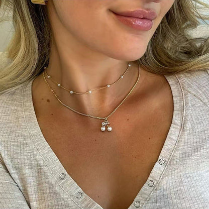 Ami – Collier Perles Élégant