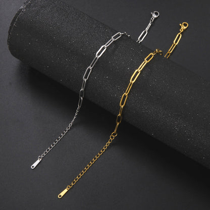 Kai – Bracelet Maille Paperclip Doré Chic