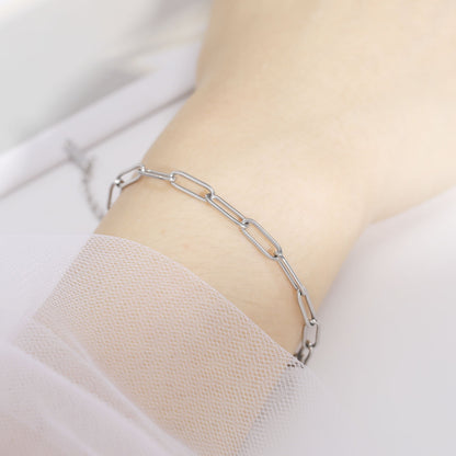 Kai – Bracelet Maille Paperclip Doré Chic