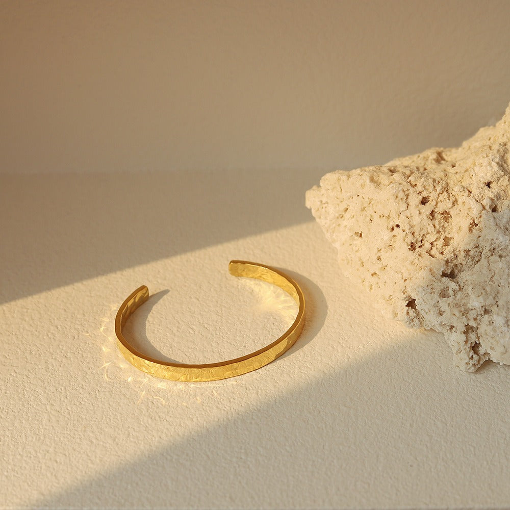 Ariane – Bracelet Molten Organique en Métal