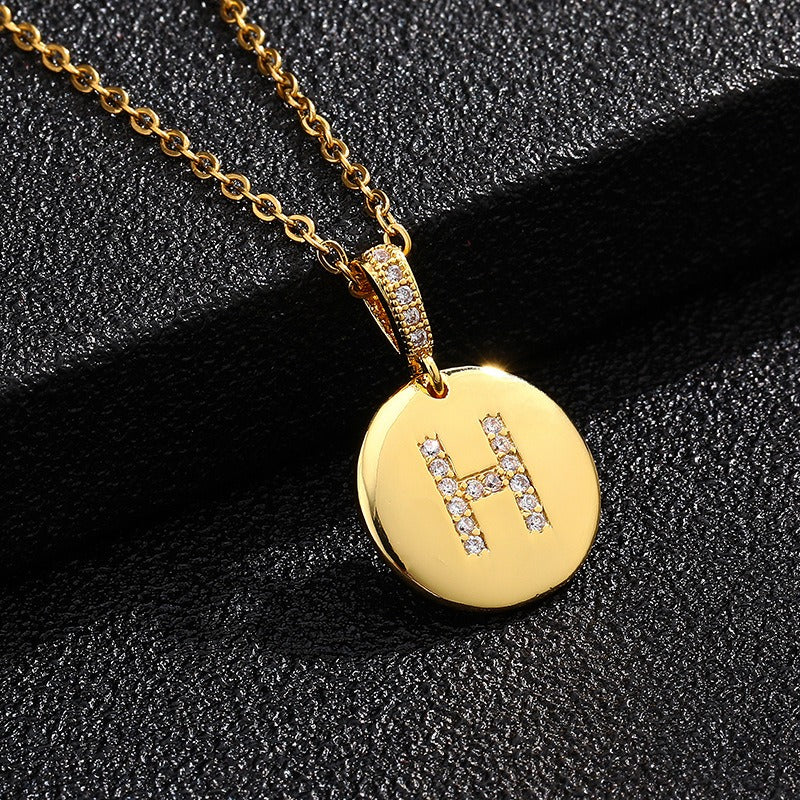 Alina – Collier Initiale Dorée
