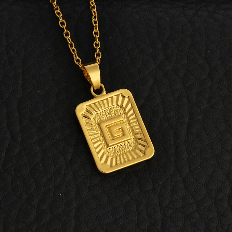 Eloria – Collier Initiale Luxe