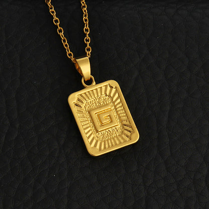 Eloria – Collier Initiale Luxe