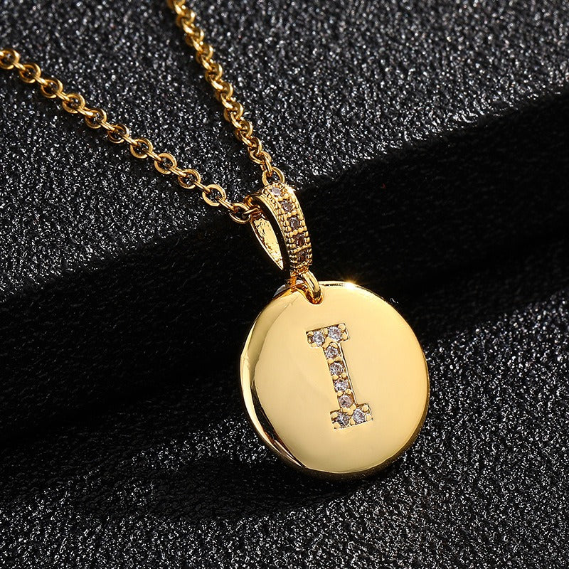 Alina – Collier Initiale Dorée