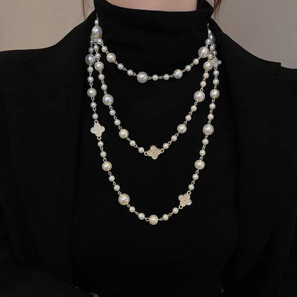 Jolie – Collier Multi-Couches Perles Rétro