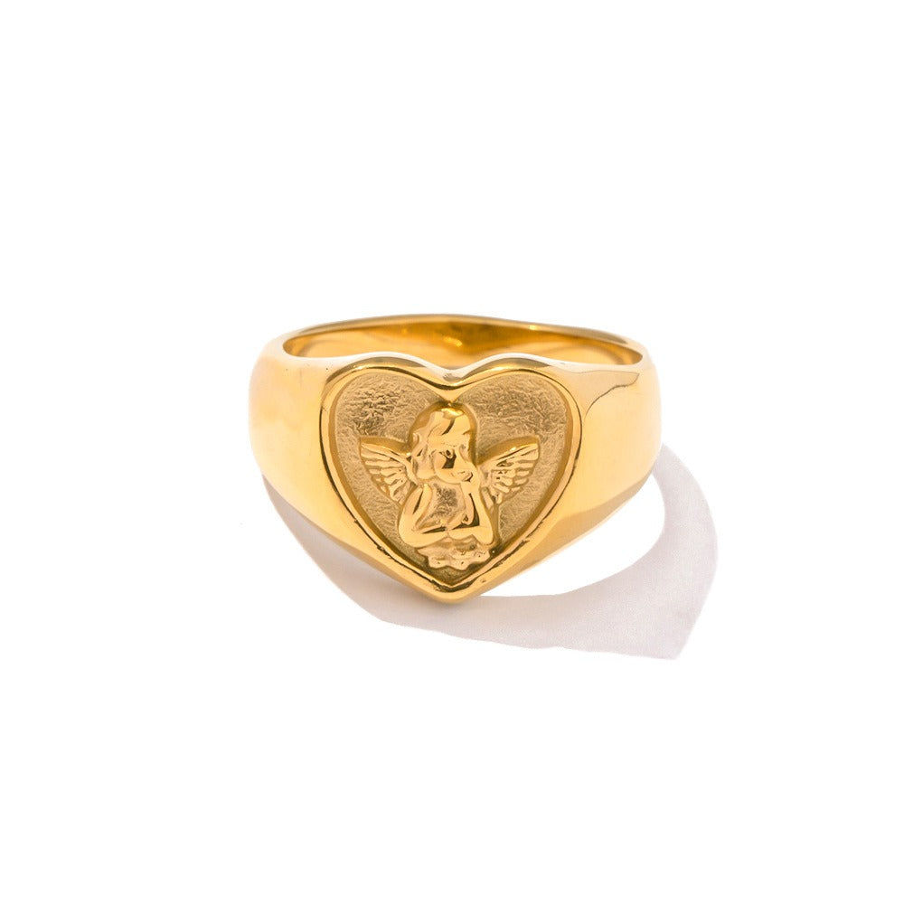 Oriane – Bague Cœur Haute Élégance