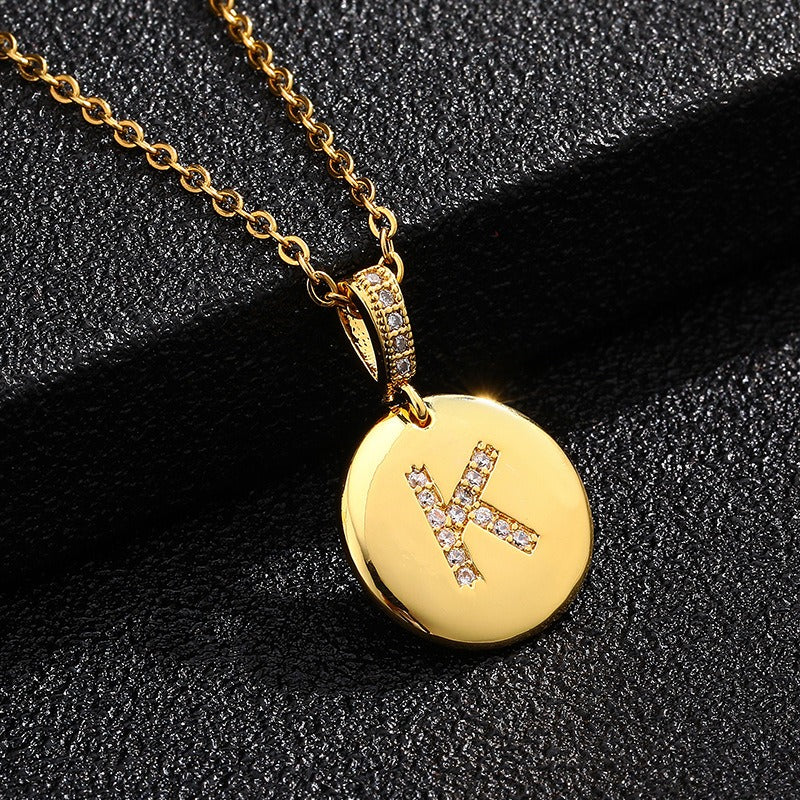 Alina – Collier Initiale Dorée