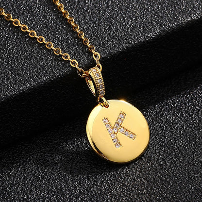 Alina – Collier Initiale Dorée