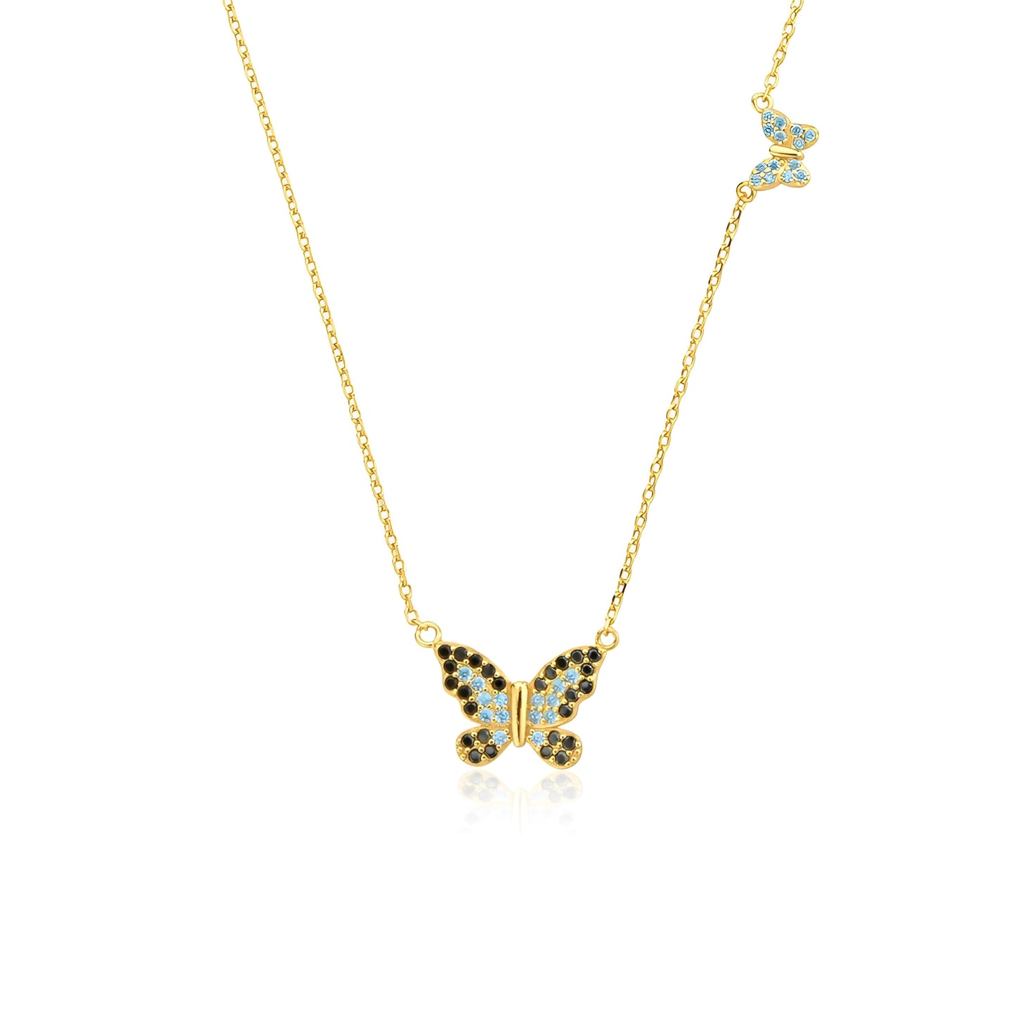 Leonie – Collier pendentif papillon en argent sterling