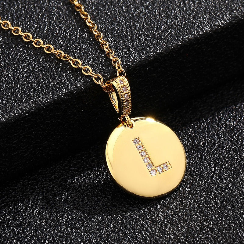 Alina – Collier Initiale Dorée