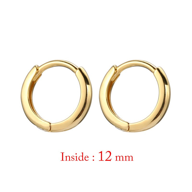 Ella – Boucles d'oreilles Anneau Naturelles Élégantes