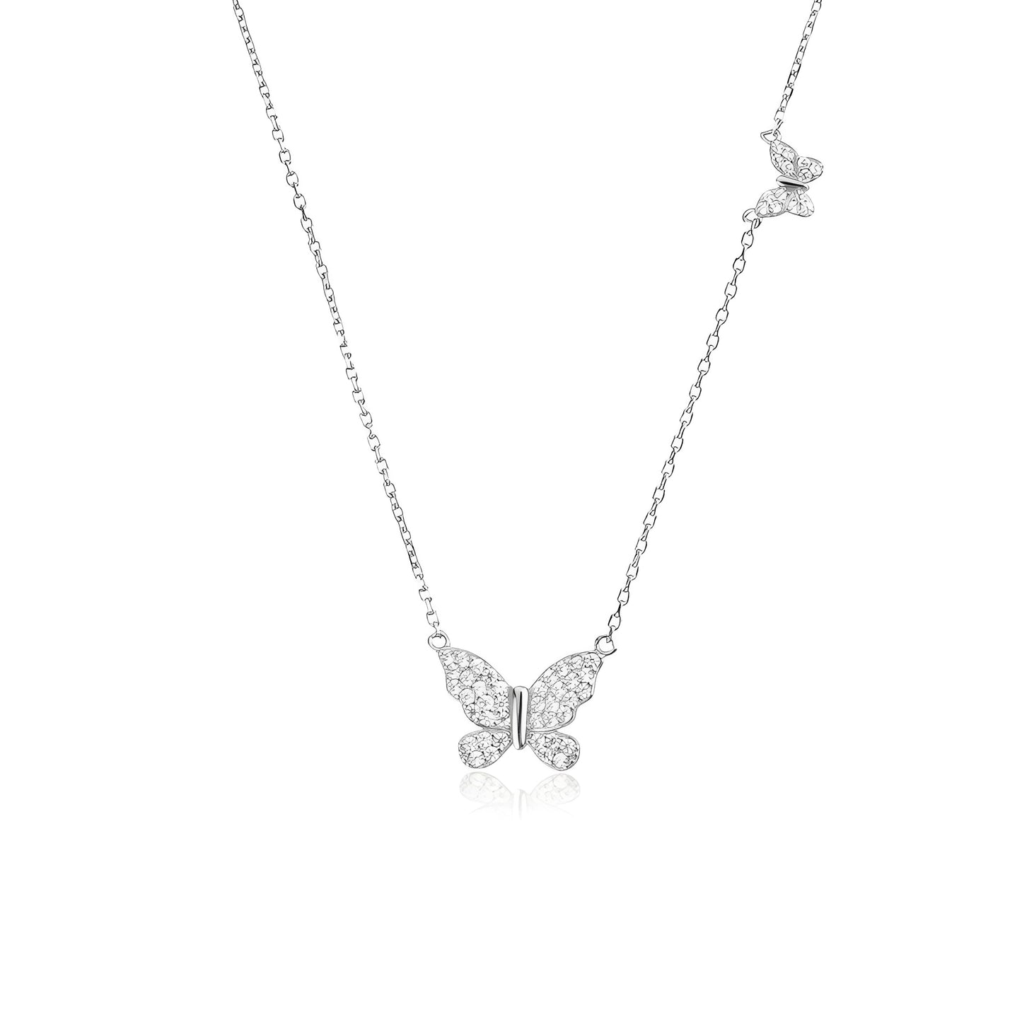 Leonie – Collier pendentif papillon en argent sterling