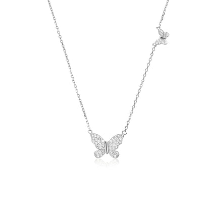 Leonie – Collier pendentif papillon en argent sterling