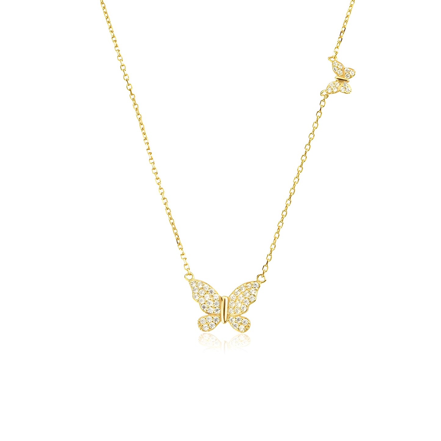 Leonie – Collier pendentif papillon en argent sterling