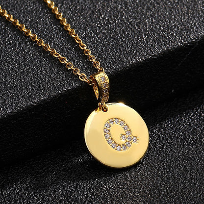 Alina – Collier Initiale Dorée