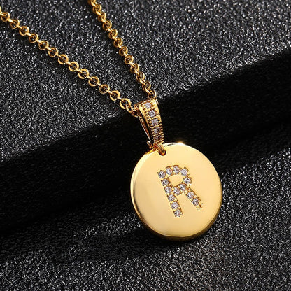 Alina – Collier Initiale Dorée