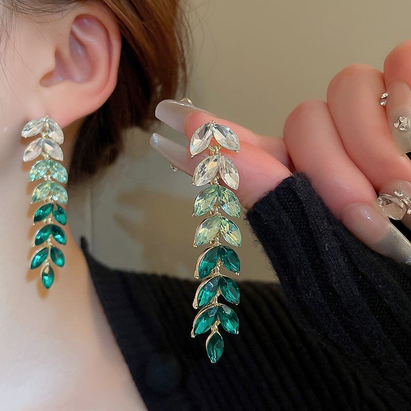 Nadine – Boucles d'Oreilles Pendantes Bijou Ombre