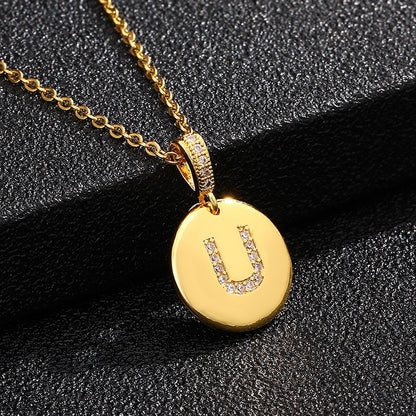 Alina – Collier Initiale Dorée