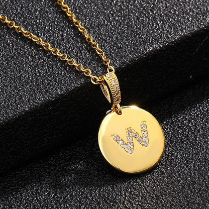 Alina – Collier Initiale Dorée