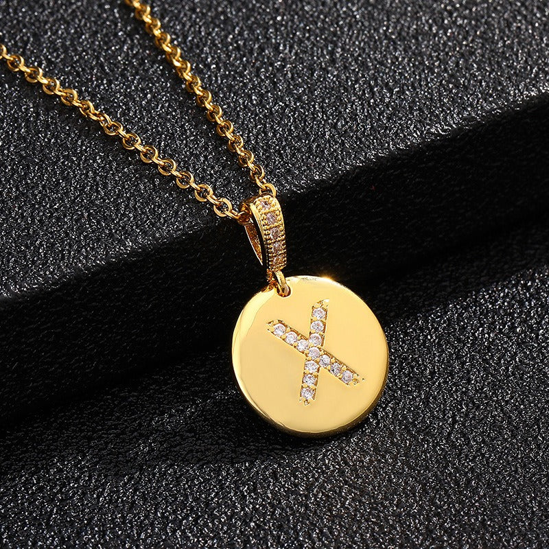 Alina – Collier Initiale Dorée