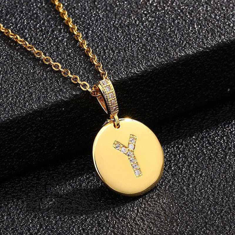 Alina – Collier Initiale Dorée