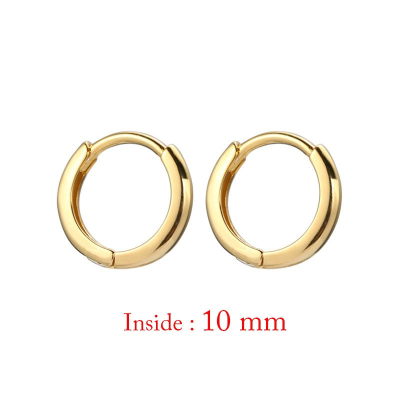 Ella – Boucles d'oreilles Anneau Naturelles Élégantes