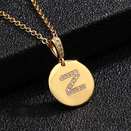 Alina – Collier Initiale Dorée