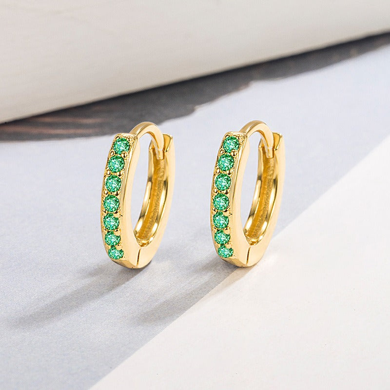 Selena – Boucles Pendantes Dorées Inspiration Marine