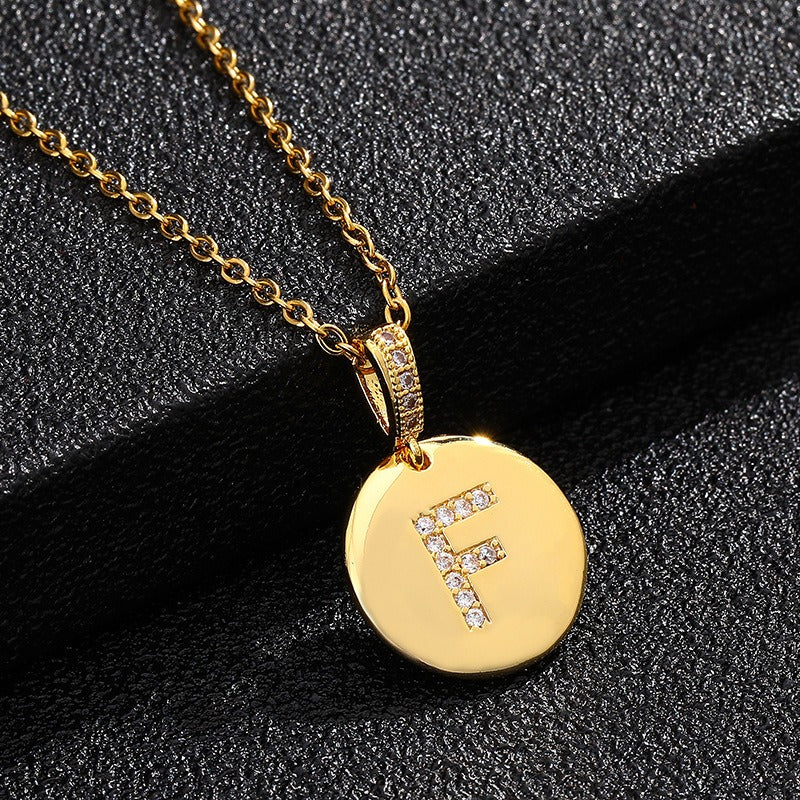 Alina – Collier Initiale Dorée