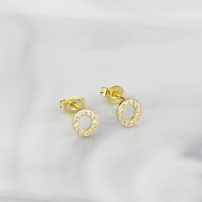 Aiah – Boucles d'Oreilles Lettre de l'Alphabet Anglais