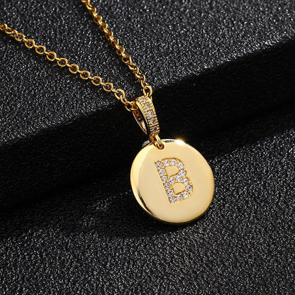 Alina – Collier Initiale Dorée