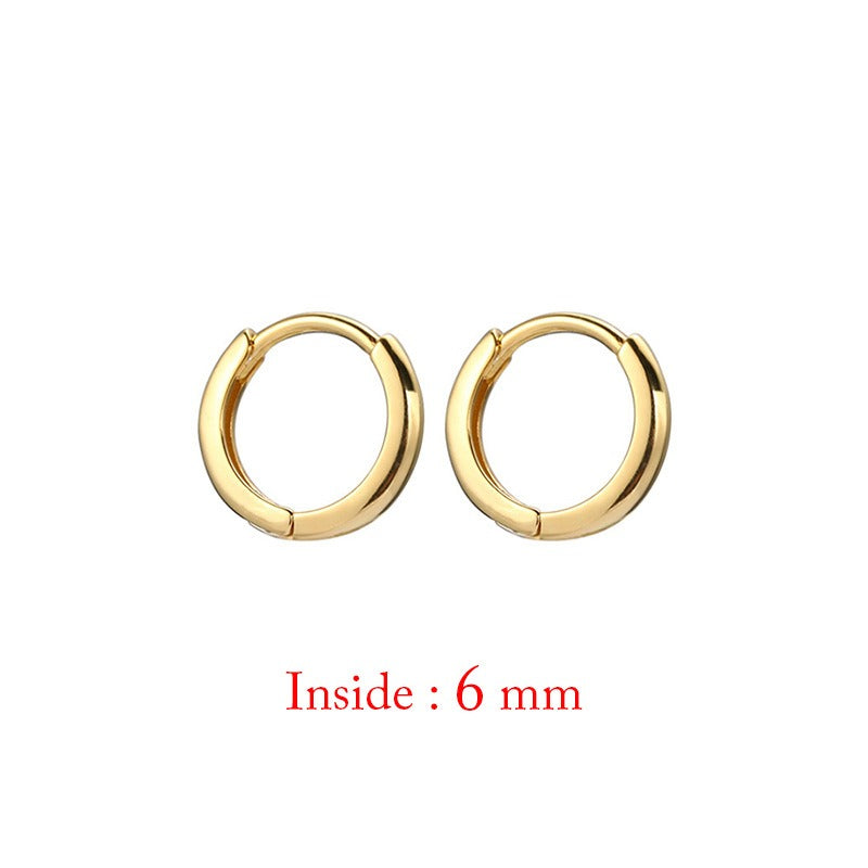 Ella – Boucles d'oreilles Anneau Naturelles Élégantes