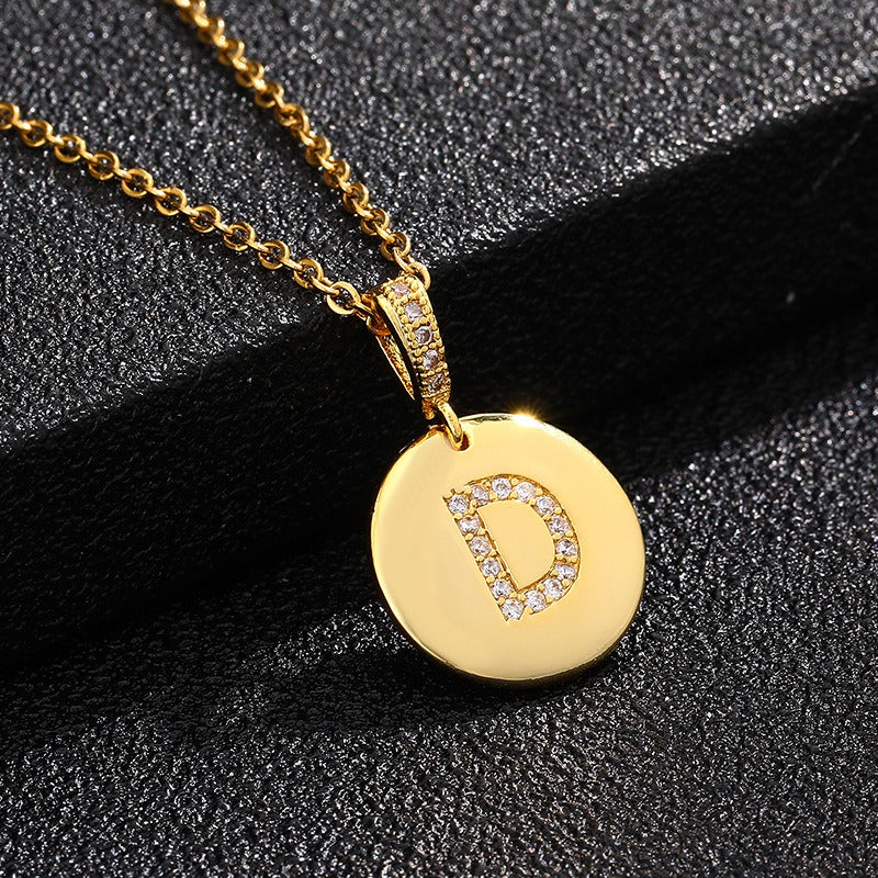 Alina – Collier Initiale Dorée
