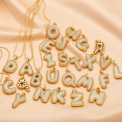 Zie – Collier Initiale Bulles Pavées