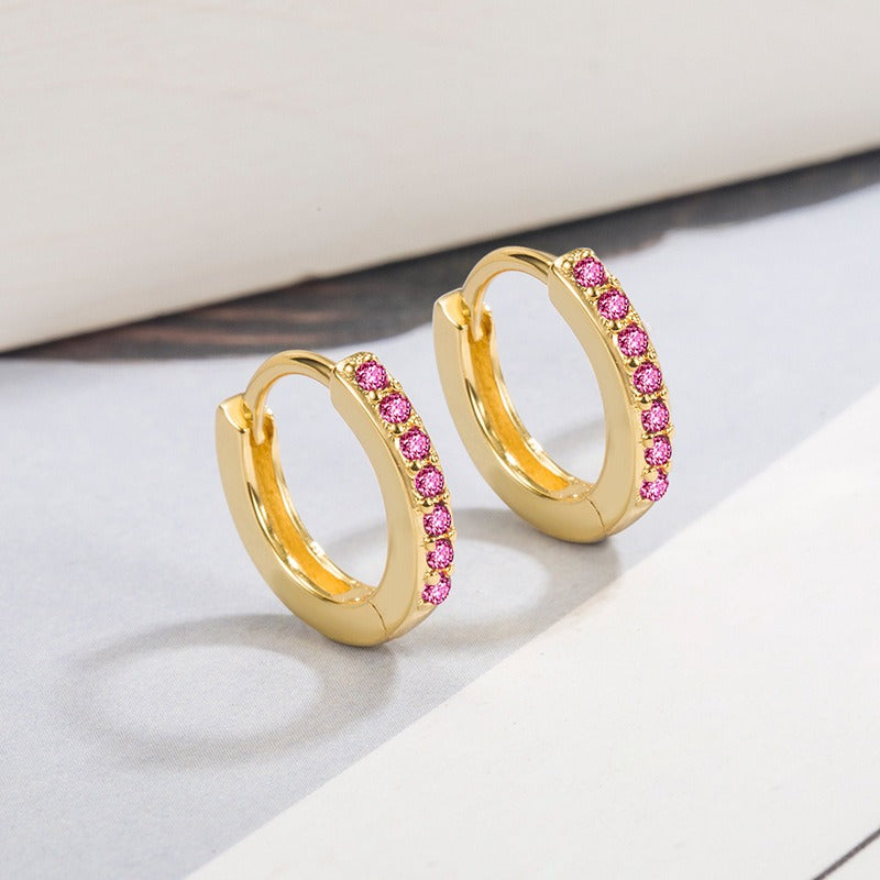 Selena – Boucles Pendantes Dorées Inspiration Marine