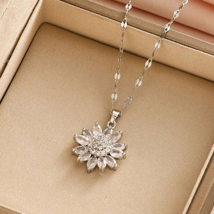 Anaya – Collier Tournesol Cranté Étincelant