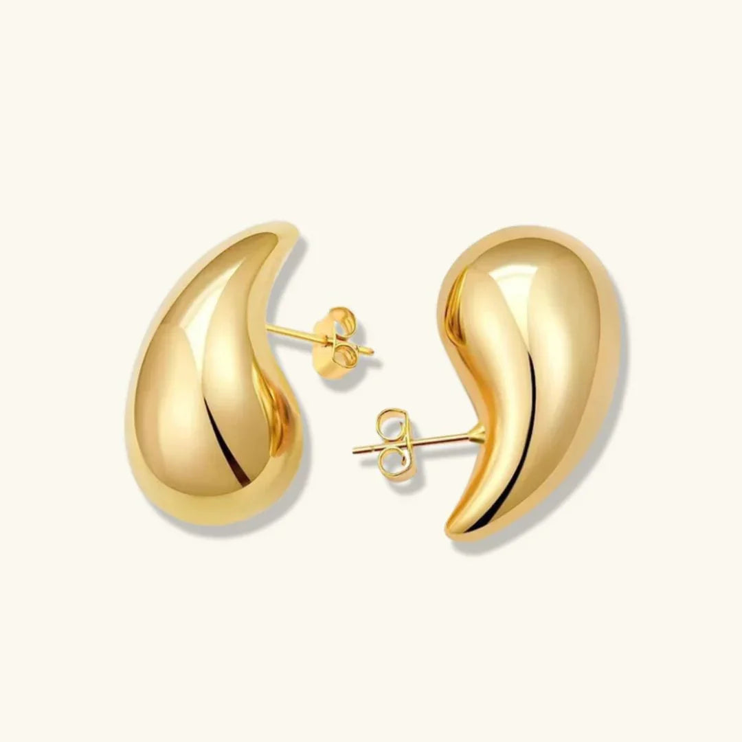 Sandra – Boucles Goutte Dorée Style Moderne