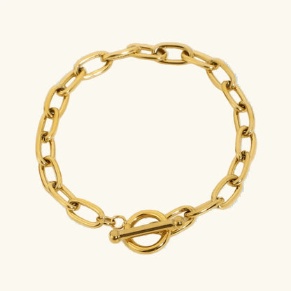 Valeria – Bracelet Zircon en Acier Inoxydable