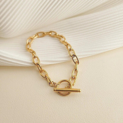 Valeria – Bracelet Zircon en Acier Inoxydable