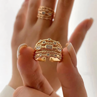 Oriane – Anneau Sertissage 18K