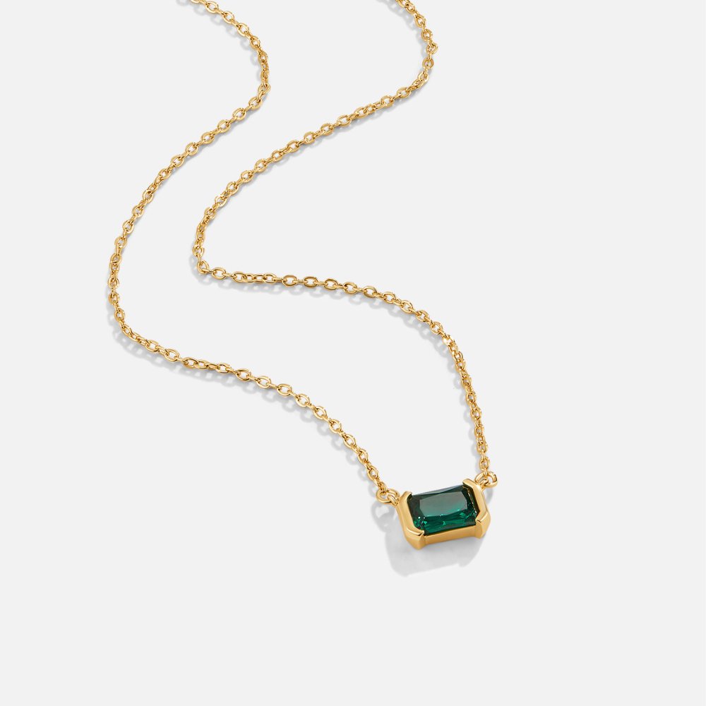 Moni – Collier Émeraude Verte
