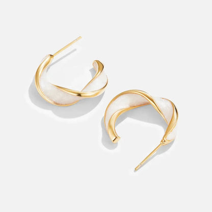Maya – Boucles d’Oreilles C Émaillées