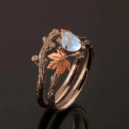 Luna – Bague Naturelle en Pierre de Lune