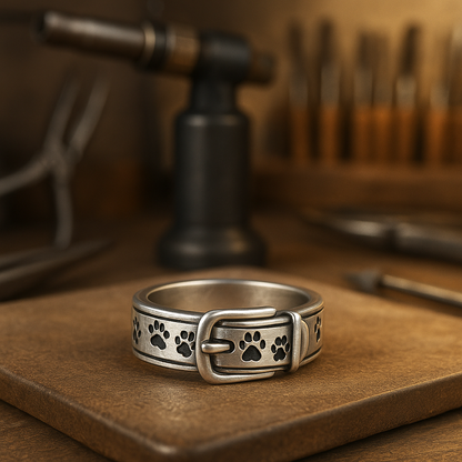 Kitsu – Bague Collier Empreintes de Chiot