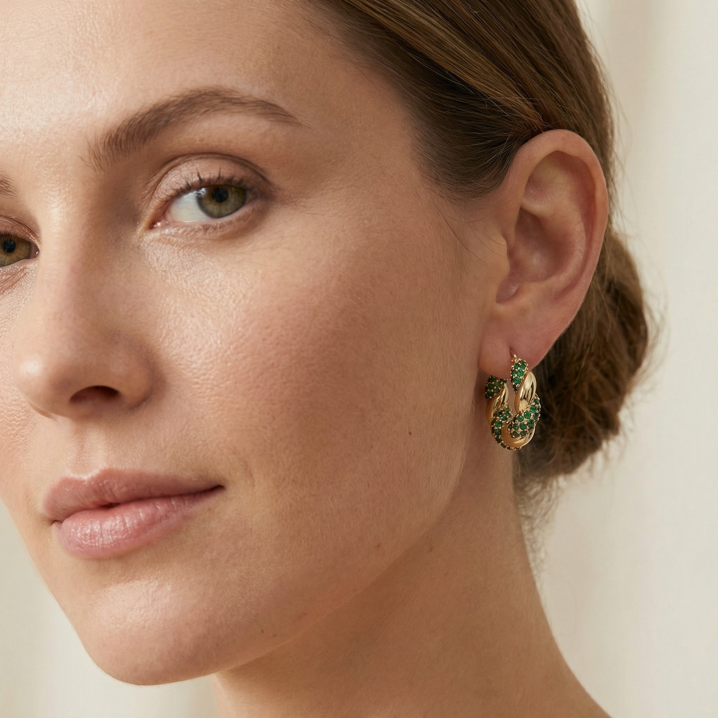 Gia – Boucles d’Oreilles Torsadées