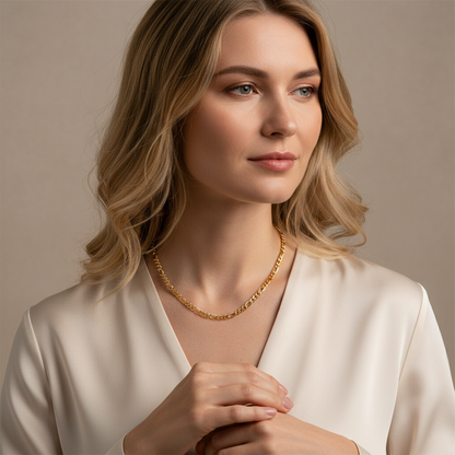 Emma – Elegante Figaro Halskette