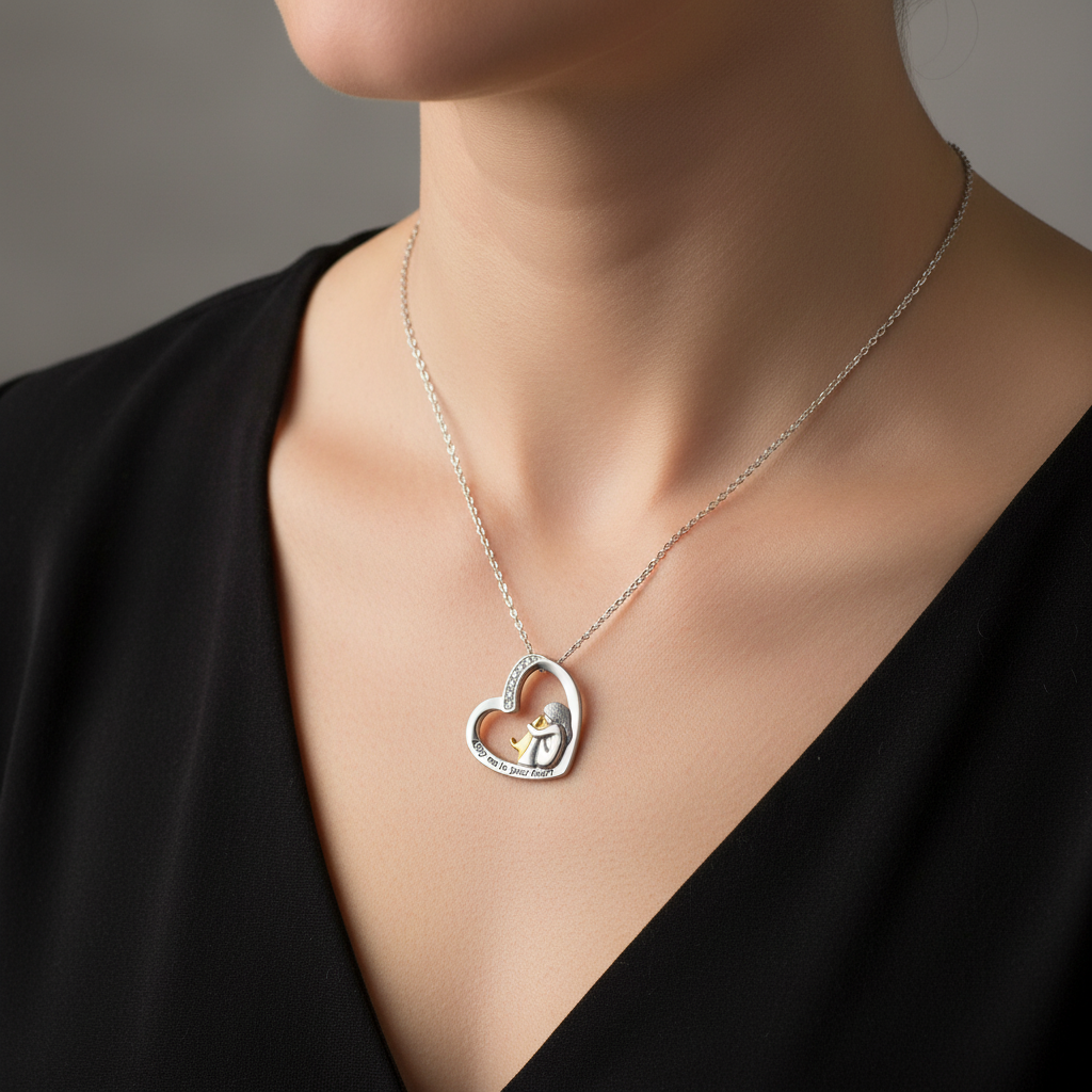 Mirai – Collier Cœur en Argent