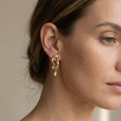 Wilma – Boucles d'oreilles Abstraites Mismatched