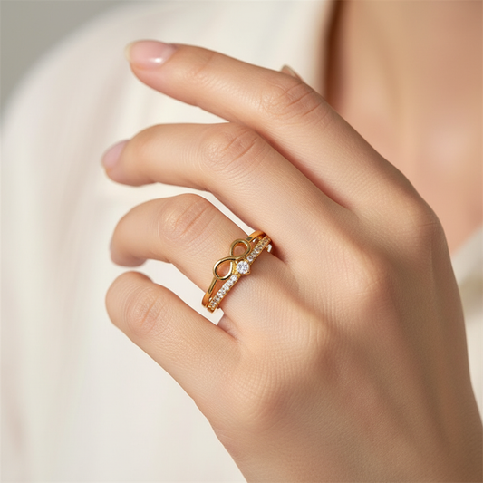 Elisha – Bague Éternité Fleurie
