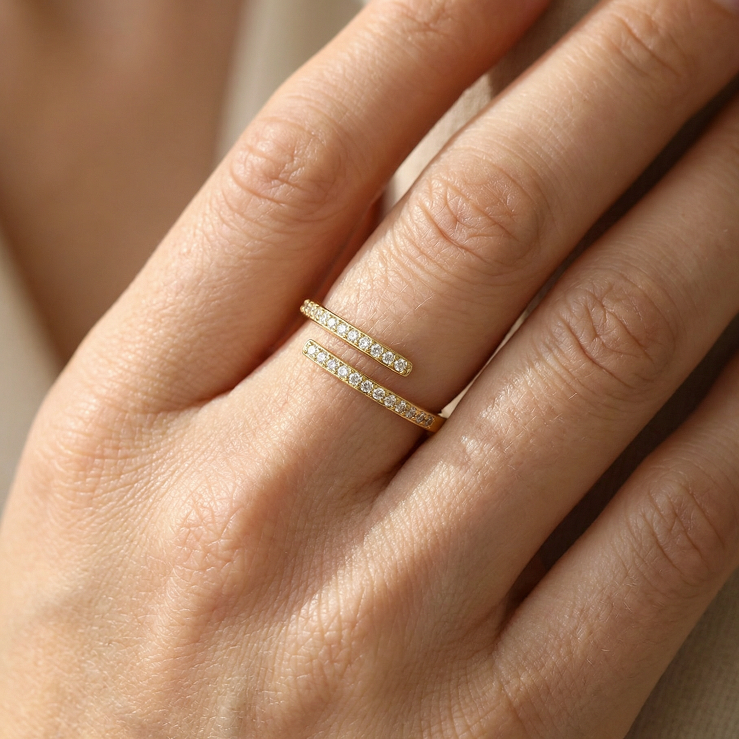 Anika – Bague Anneau Élégante